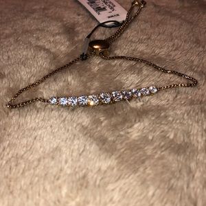 NWT! Nadri Crystal Bracelet, Gold Plated